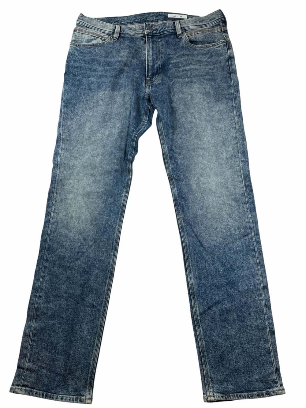 H&M &Denim 360 Flex Men’s Jeans 36 Slim Fit Faded Blue Stretch Denim